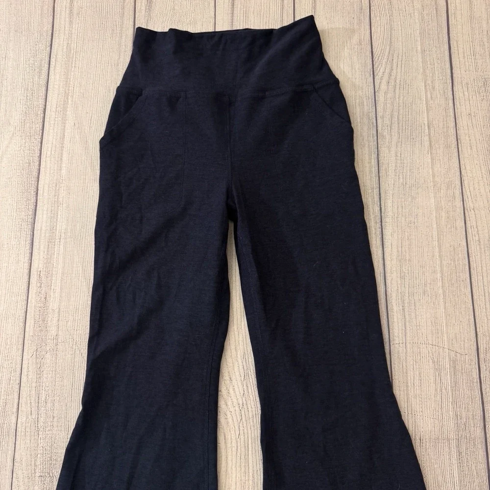 Beyond Yoga Spacedye High Waisted Flare‎ Yoga Pants Blue Size Small Women's